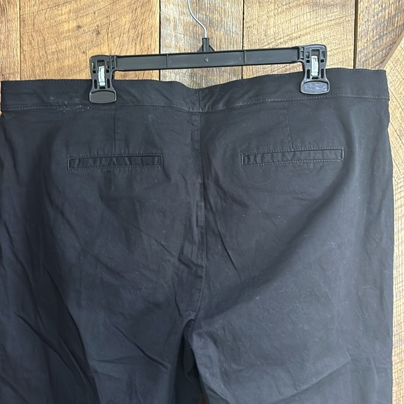 Bandolino comfort stretch waistband Maureen cotton capri black pants size 18 - Picture 7 of 11